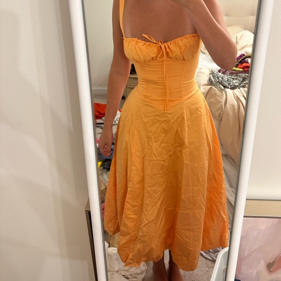 House of cb yellow corset dress - Picture 2 of 5